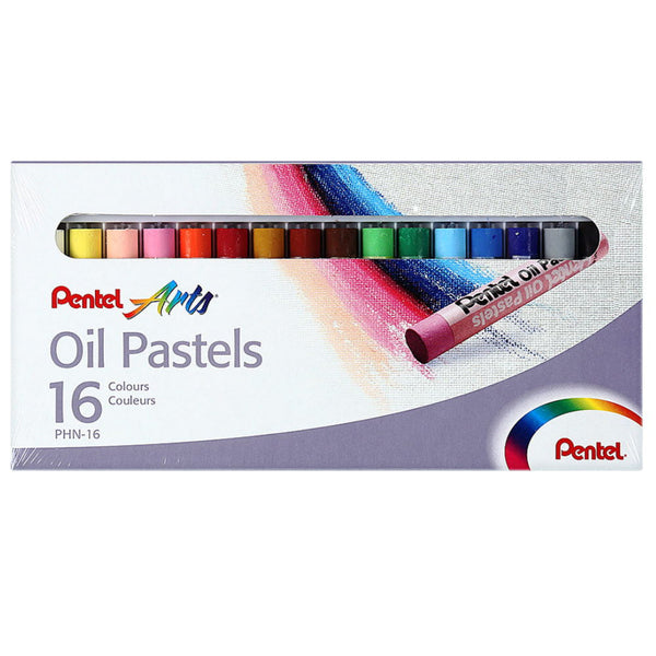 Pentel Artists Oil Pastels - 16 Set