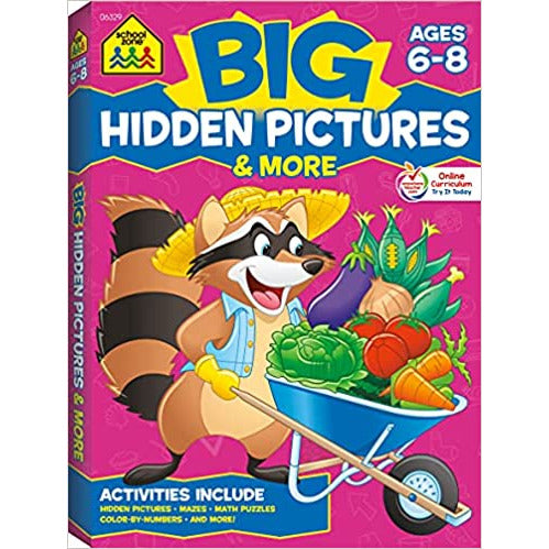 Big Hidden Pictures & More Workbook - 320 Pages