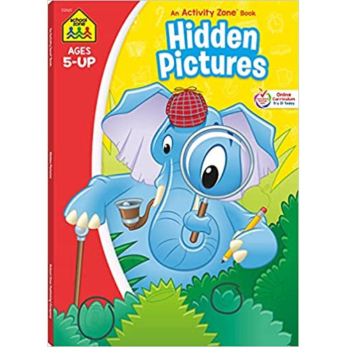 Hidden Pictures Workbook - 96 Pages, Ages 5 and Up