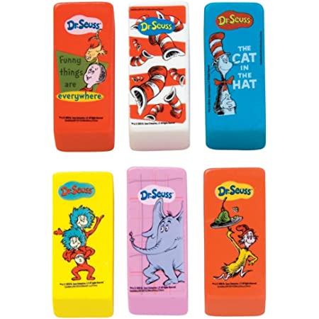 Dr. Seuss Beveled Erasers