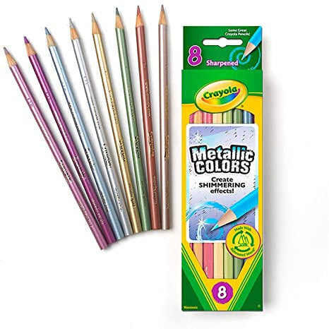 Crayola Metallic FX Colored Pencils - 8 Pencils