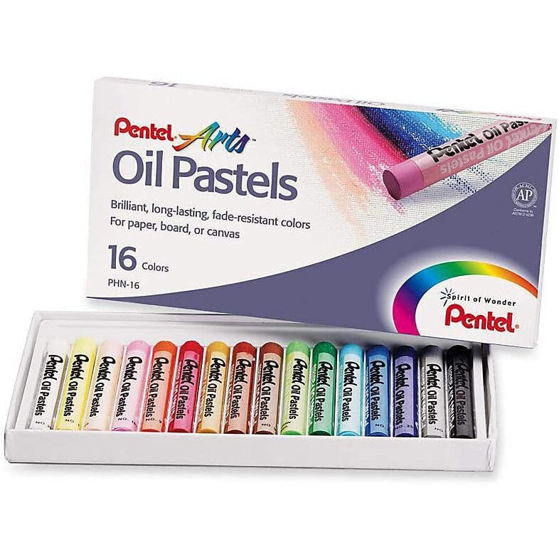 Pentel Artists Oil Pastels - 16 Set