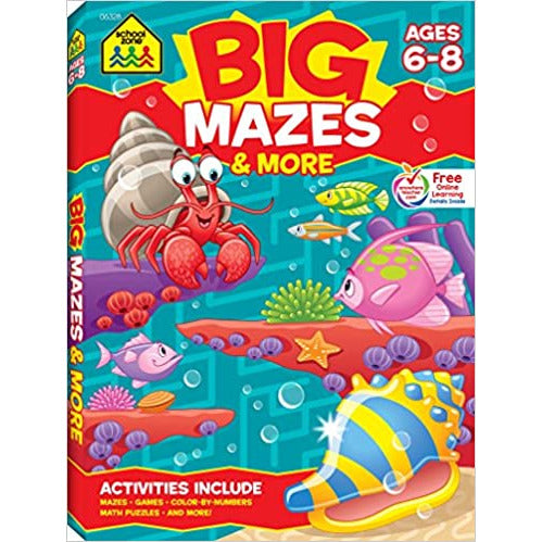 Big Mazes & More Workbook - 320 Pages