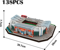 3D Puzzle Old Trafford Stadium - Man. United 138pcs – M & G