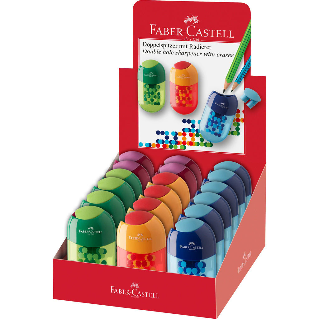 FABER CASTELL – DUAL ERASER SHARPENER