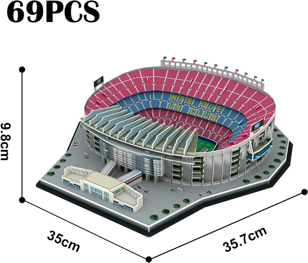 3D Puzzle Santiago Bernabeu Stadium - Real Madrid 101pcs – M & G