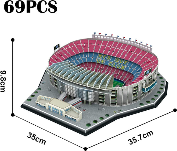 3D Puzzle Camp Nou Stadium - Barcelona 69pcs