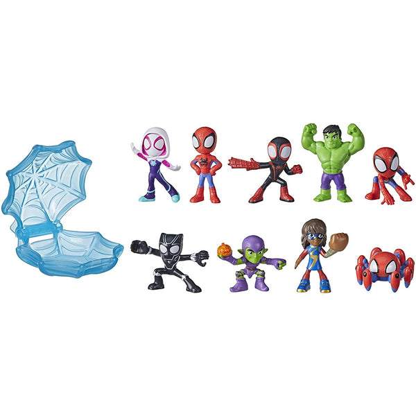 Spidey and His Amazing Friends Marvel Webs Up Minis Surprise Collectible Action Figure Toy