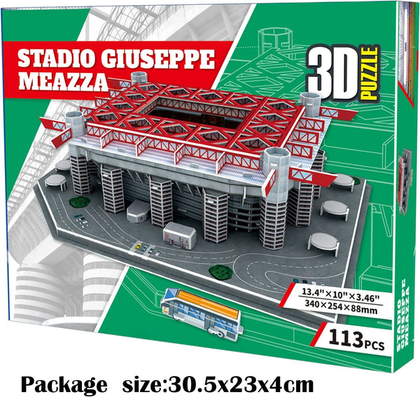 3D Puzzle Giuseppe Meazza Stadium - Inter Milan 113pcs