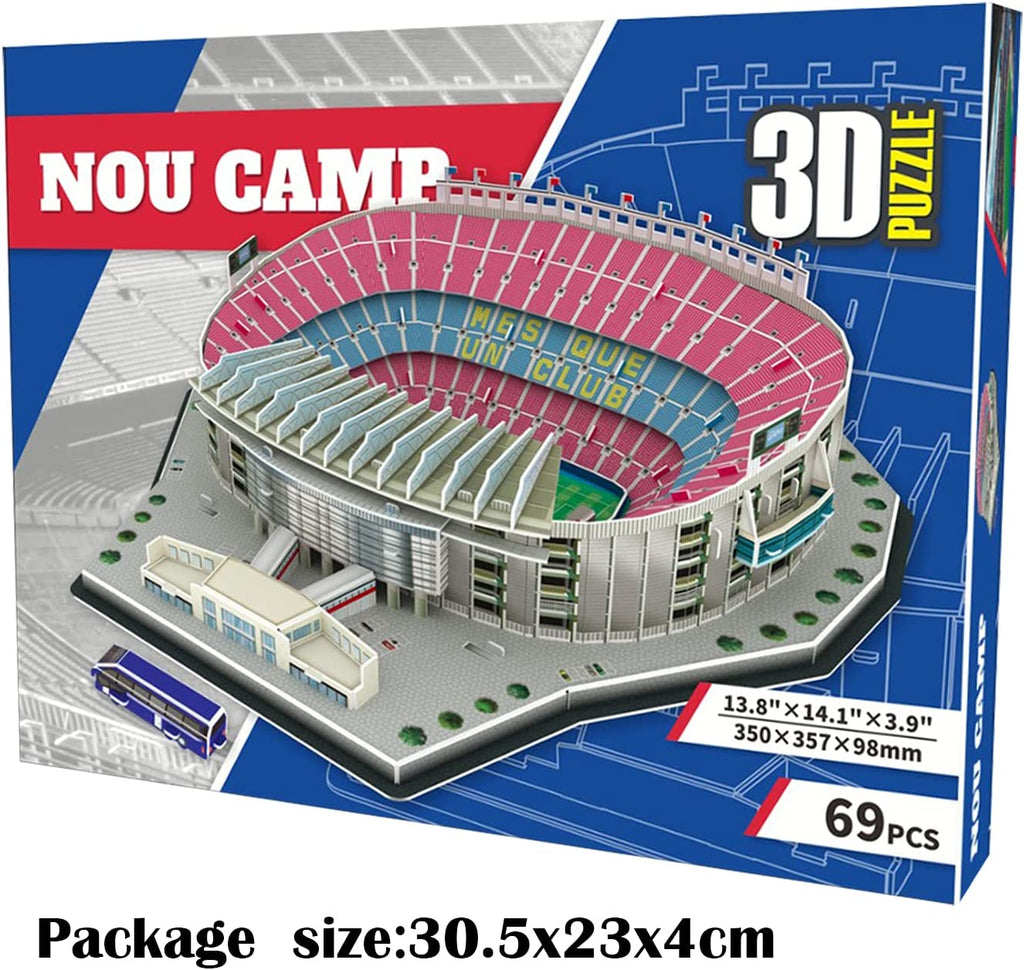3D Puzzle Camp Nou - Barcelona 69pcs – M & G Anastasiou Offices LTD