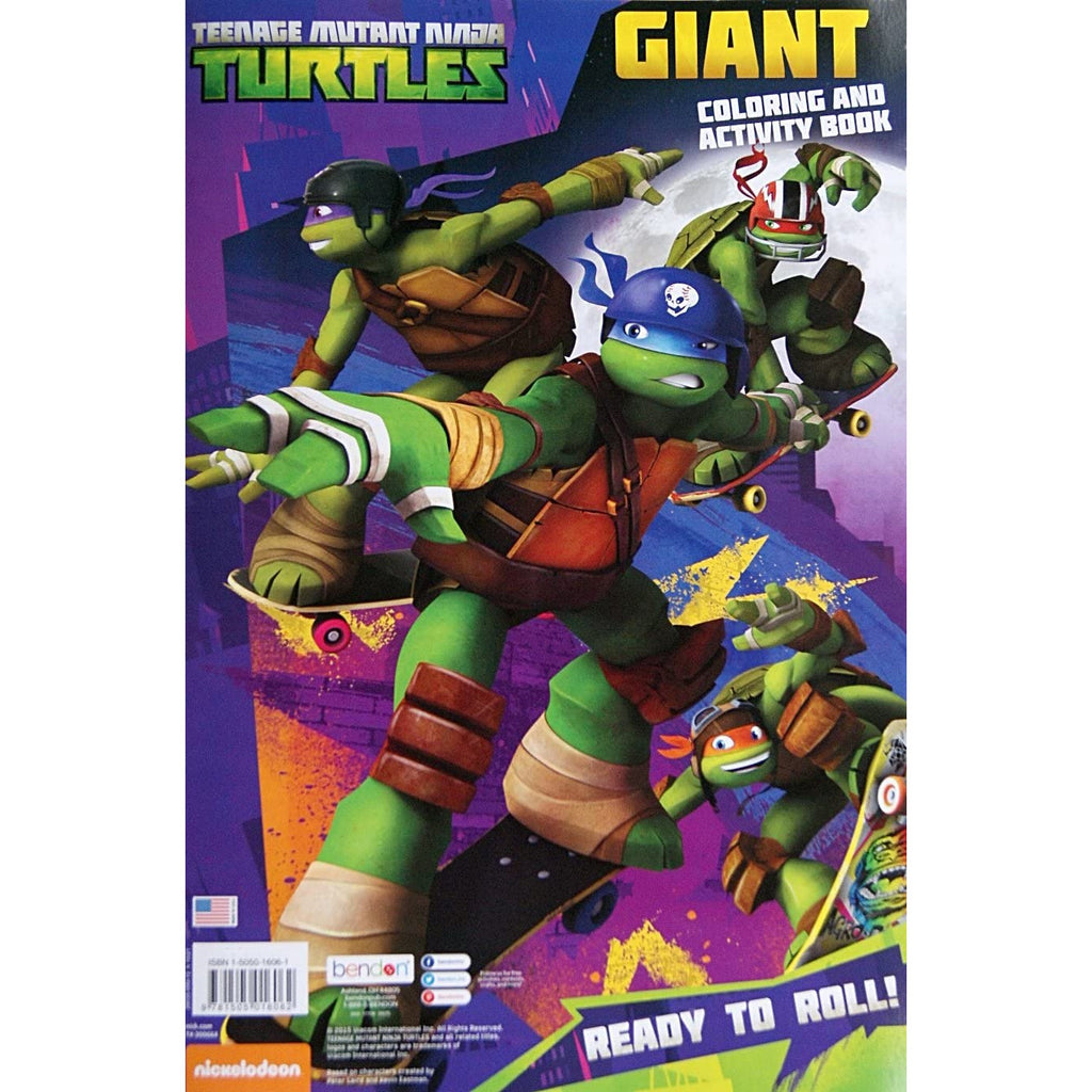 Bendon Giant Teenage Mutant Ninja Turtles Coloring and Activity Book