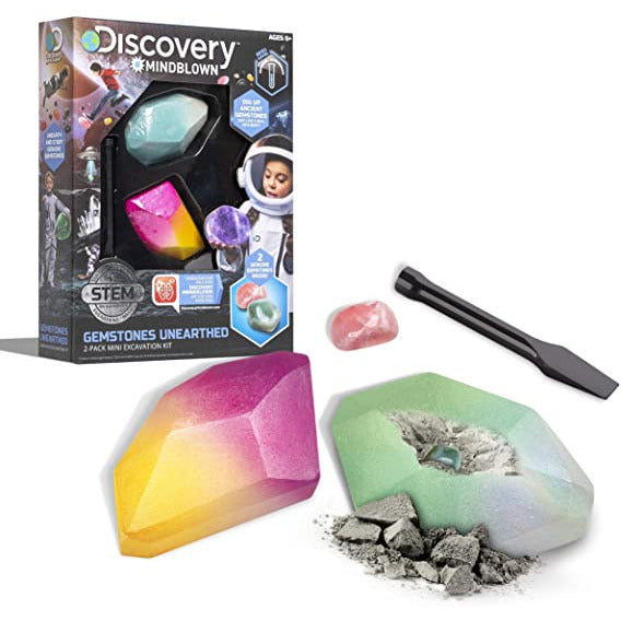 Toy Excavation Kit Mini Gemstone, 2 Pieces