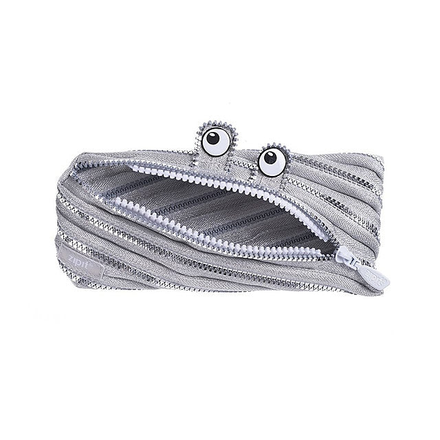 ZIPIT Special Edition Monster Pencilcase Silver