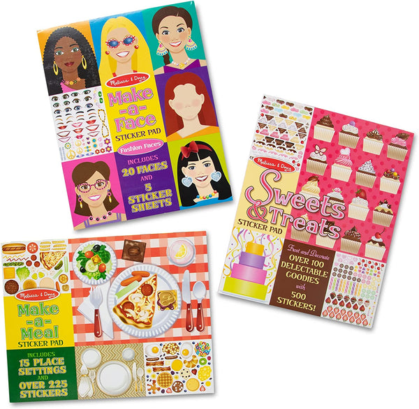 Melissa & Doug Sticker Pads Set: Sweets and Treats,