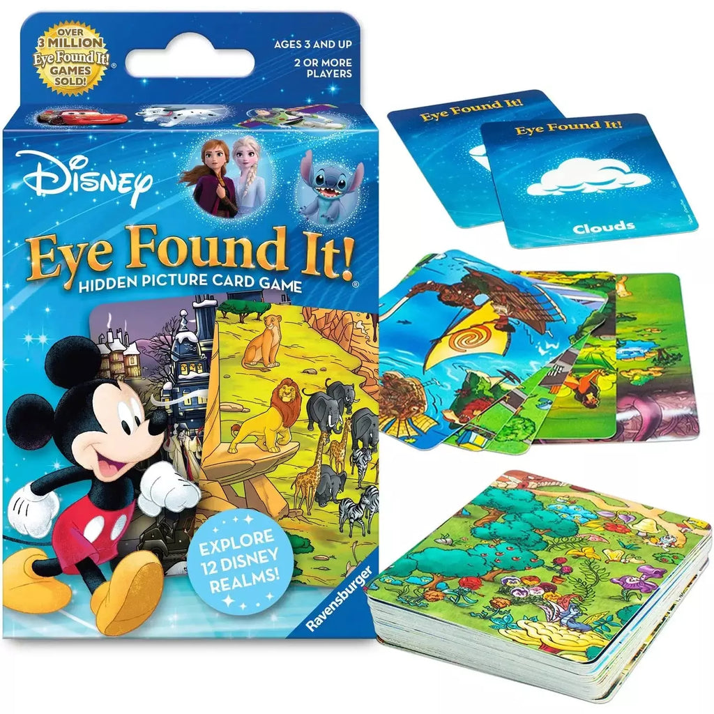 Ravensburger World of Disney Eye Found It Card Game for Boys & Girls Ages 3 and Up