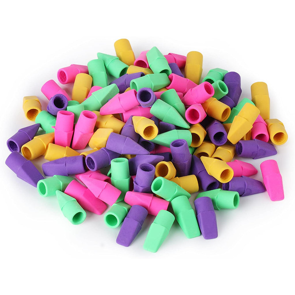 Mr. Pen Pencil Top Erasers, Cap Erasers