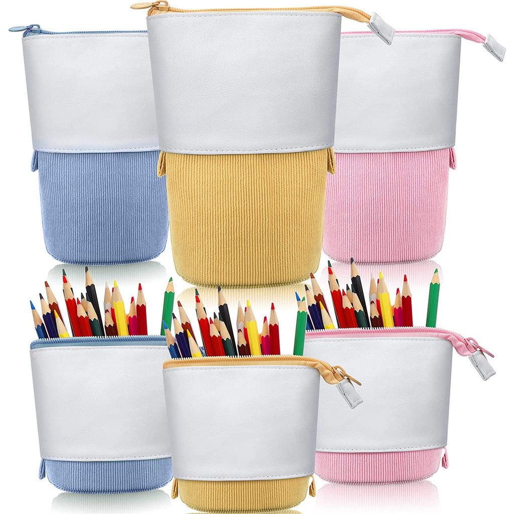 Cute Pencil Case Telescopic w/ Zipper