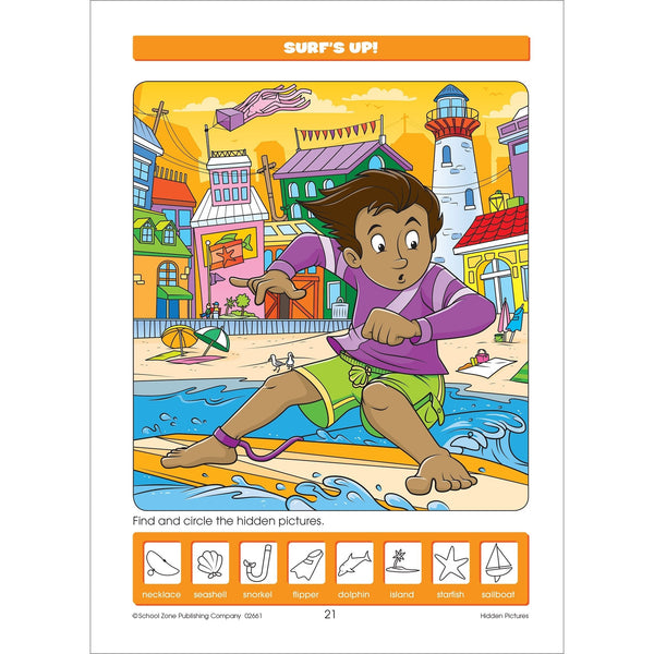 Hidden Pictures Workbook - 96 Pages, Ages 5 and Up