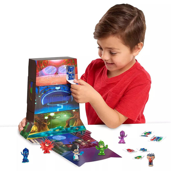 PJ Masks Night Time Micros Mystery HQ Box Set, Collectible Hidden Mini Figures