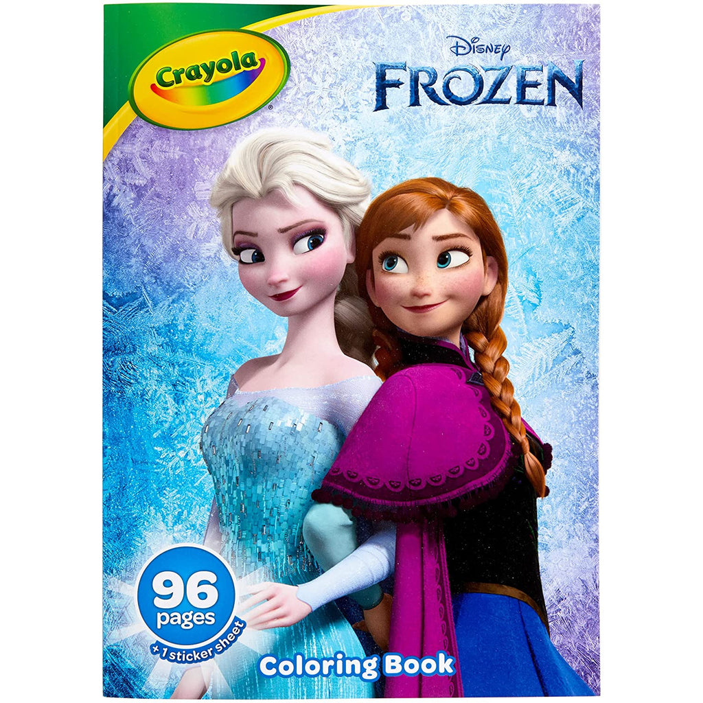 Crayola Frozen 2 Coloring Book with Stickers, Gift for Kids, 96 Pages, Ages 3, 4, 5, 6