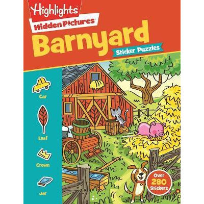 Barnyard Sticker Puzzles Hidden Pictures