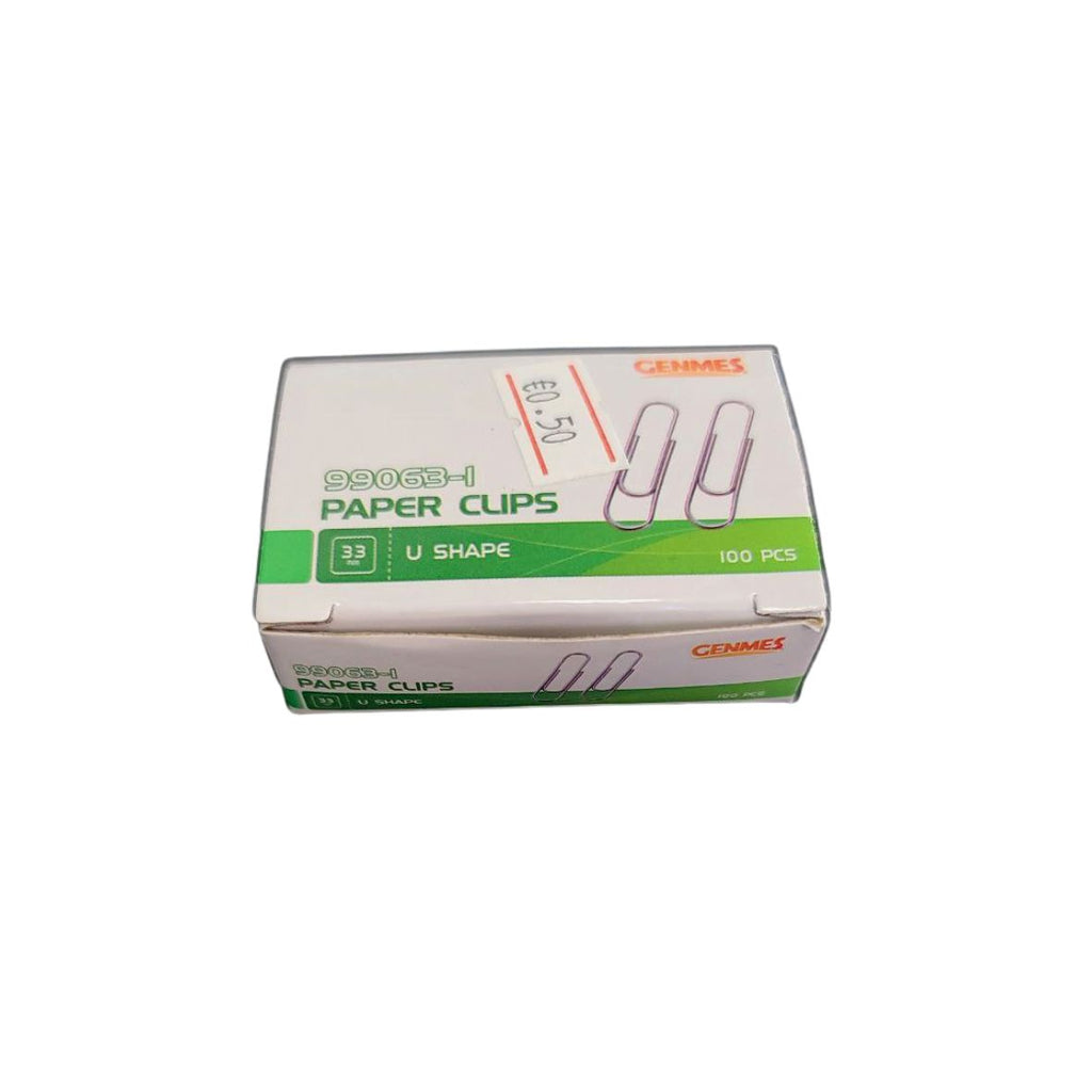 Paper Clips U Shape 33mm