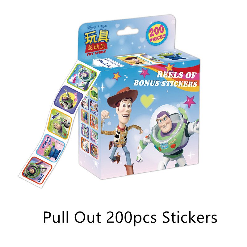 Toy Story Kids Stickers - 200 count