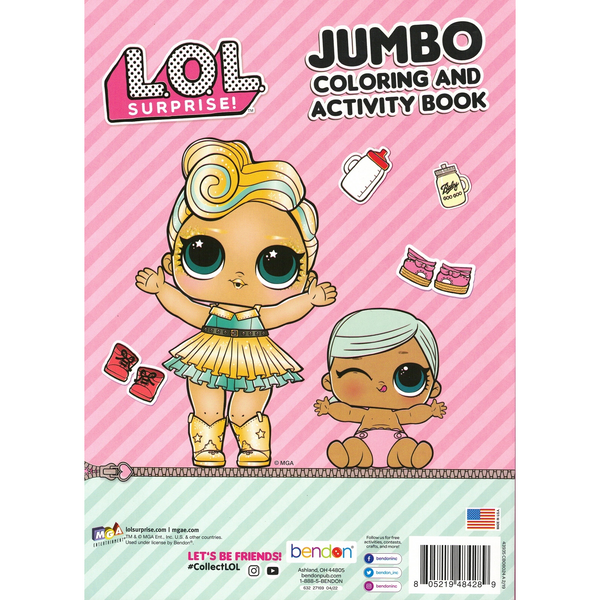 LOL Surprise! Jumbo Coloring & Activity Book - Dance it out