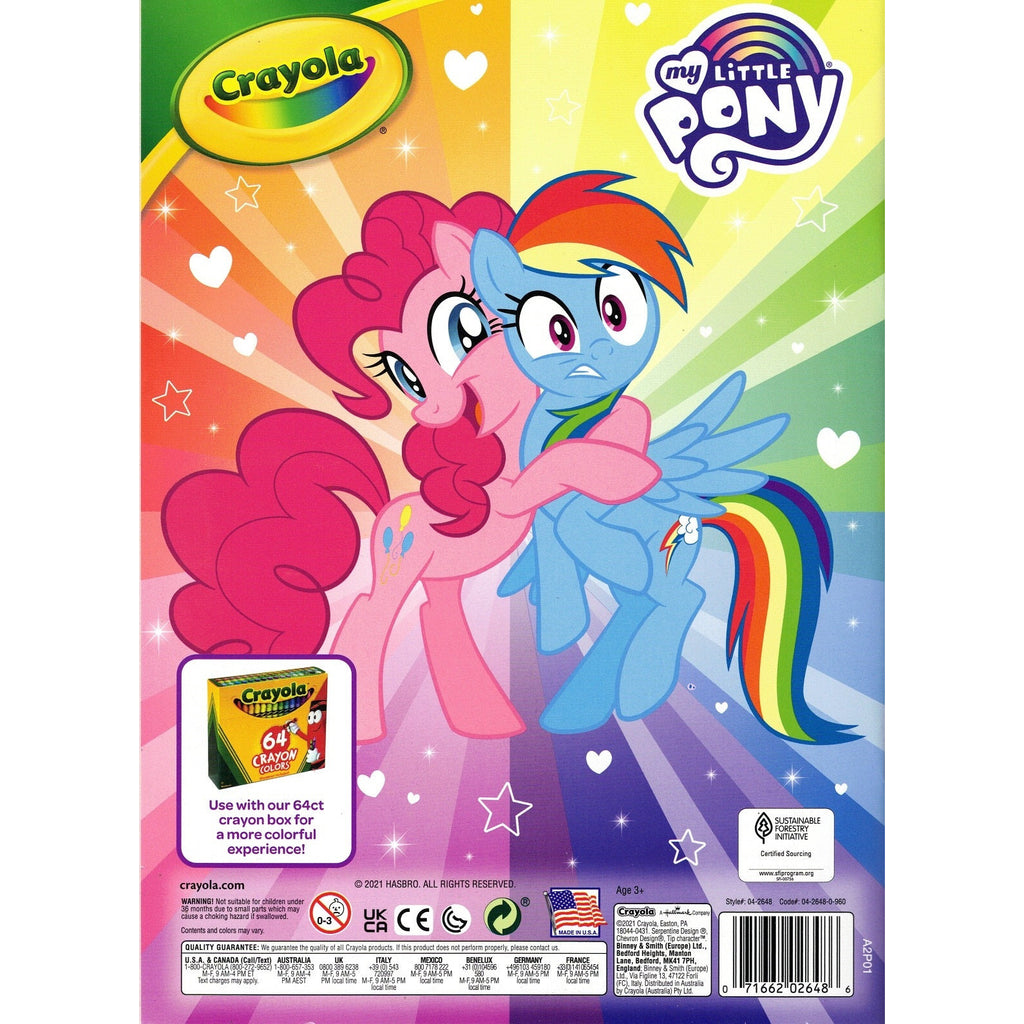 Crayola My Little Pony Coloring Book 48 pages M & G Anastasiou