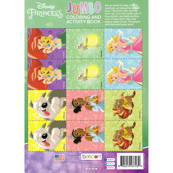 Disney Princess 80-Page Coloring and Activity Book: Unlock a Kingdom of Fun and Learning!