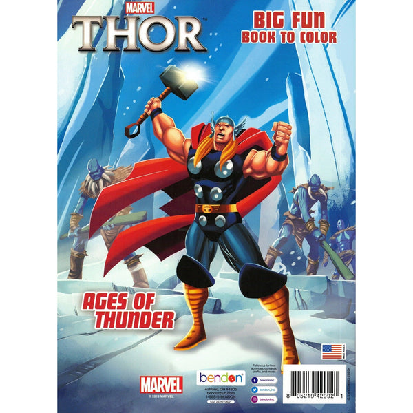 Bendon Marvel Thor Ages of Thunder Big Fun Book