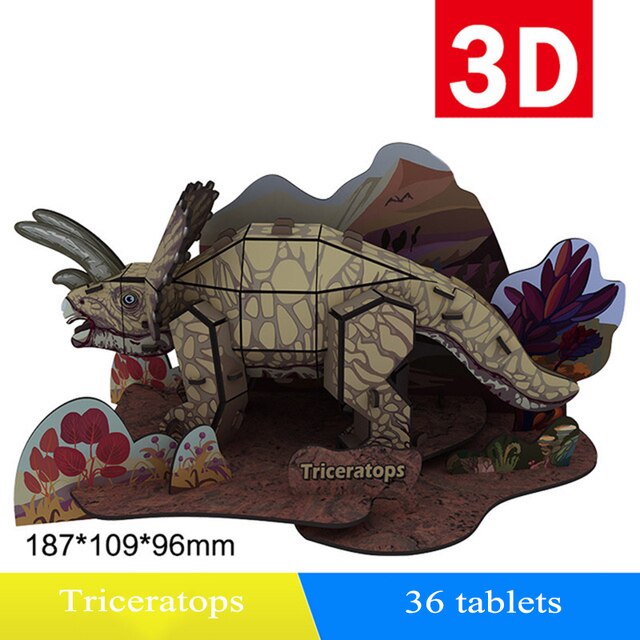 Dinosaur Stegosaurus 3D Puzzle