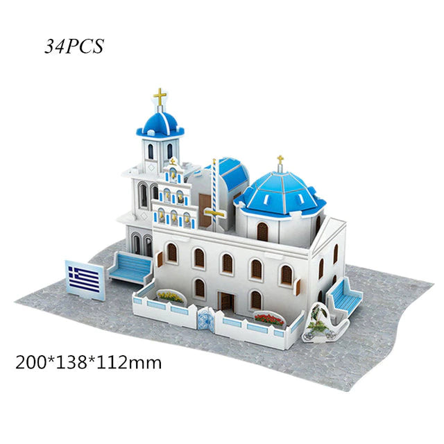 Greek Church 3D Puzzle