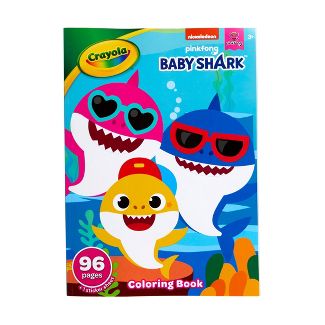 Crayola Baby Shark Coloring Book: Dive into Coloring Fun with 96 Pages of Underwater Adventure!