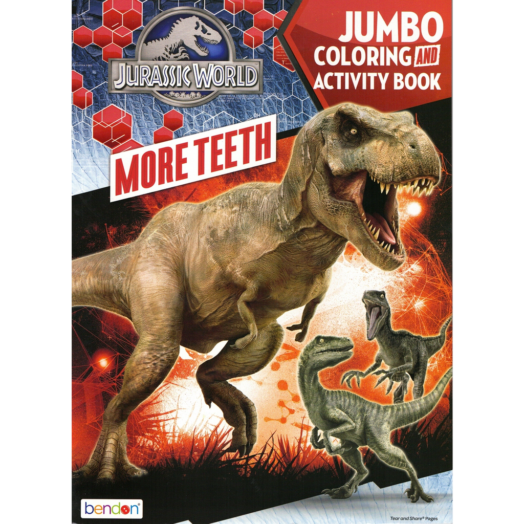 Jurassic World 80-Page Coloring and Activity Book: Embark on a Prehistoric Adventure!