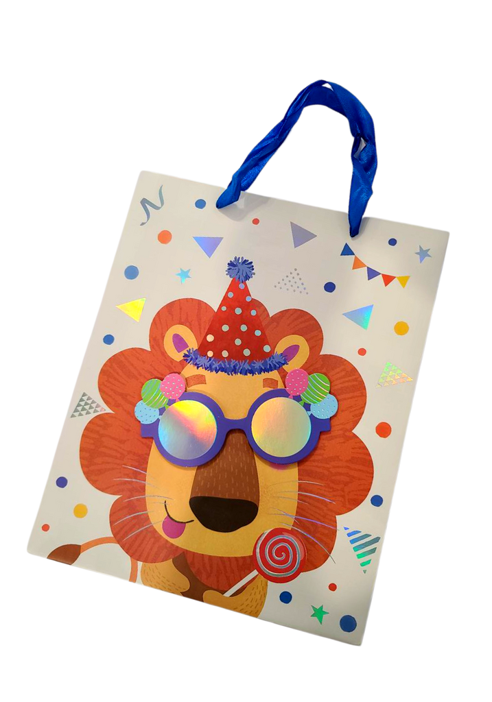 Gift Paper Bag, Vertical 26x12x32cm BIRTHDAY THEME