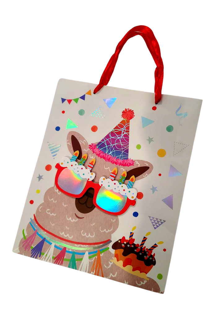 Gift Paper Bag, Vertical 26x12x32cm BIRTHDAY THEME