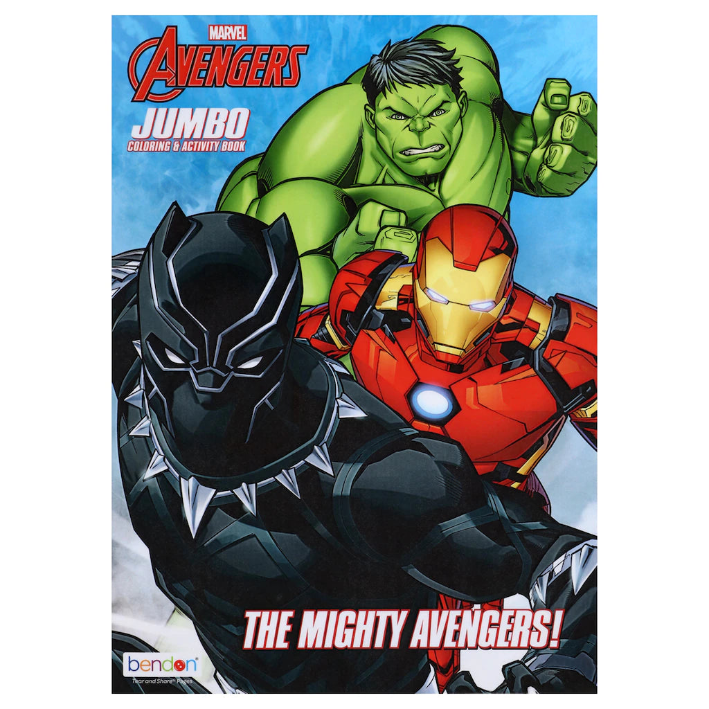 Marvel Avengers Jumbo Coloring And Activity Book Marvel Avengers