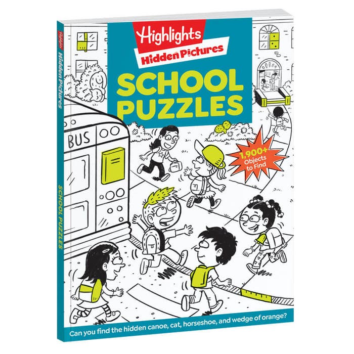 School Puzzles (Highlights Hidden Pictures)