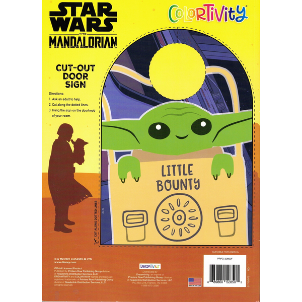 Colortivity Star Wars Mandalorian - Coloring & Activity Book