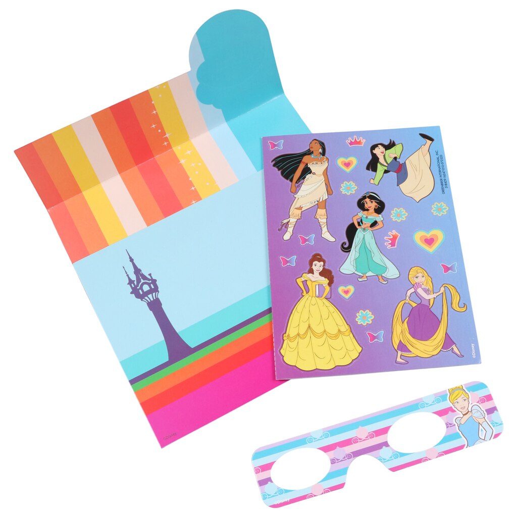 Disney Princess Sticker Stories with 3D Glasses: A Magical Adventure in Every Page!